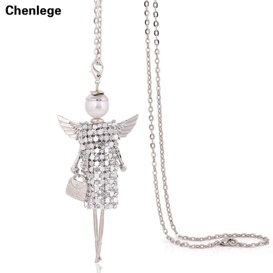 CHENLEGE Halsband “Doll with Angel Wings”