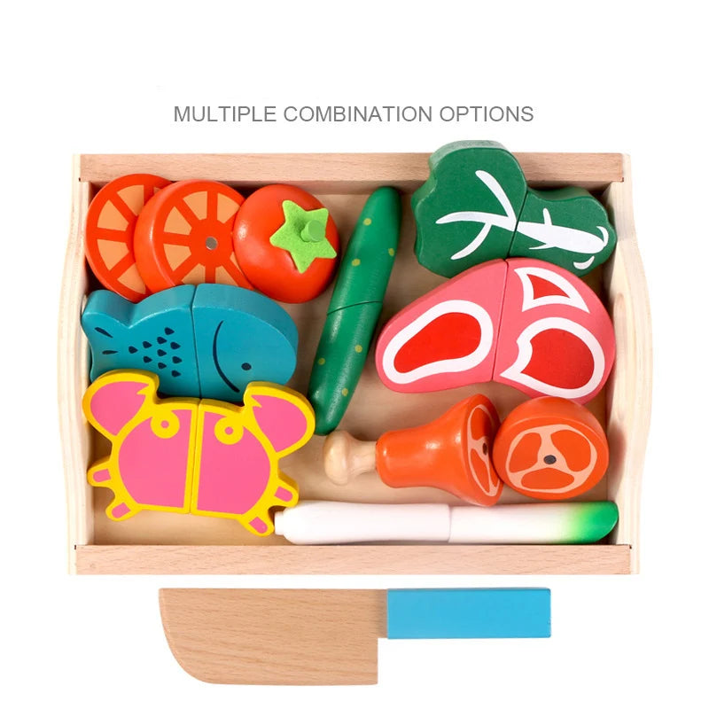 Wooden Classic Kitchen Toy Montessori Educational