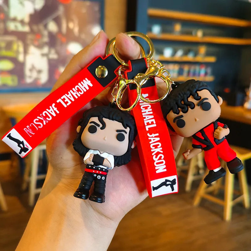 Keychains Michael Jackson, 4pcs