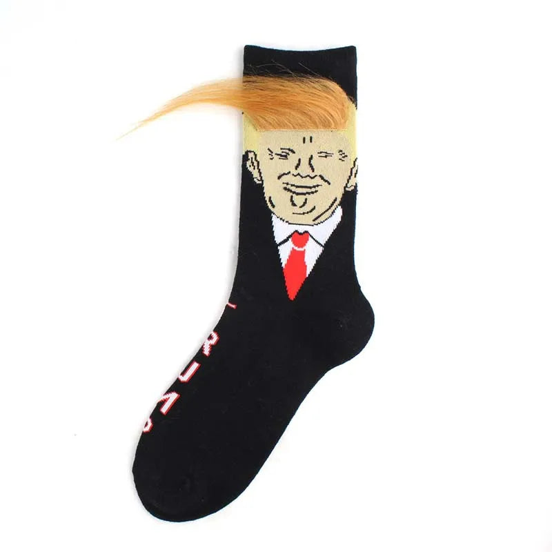 Strumpor Donald Trump 3D-Hår