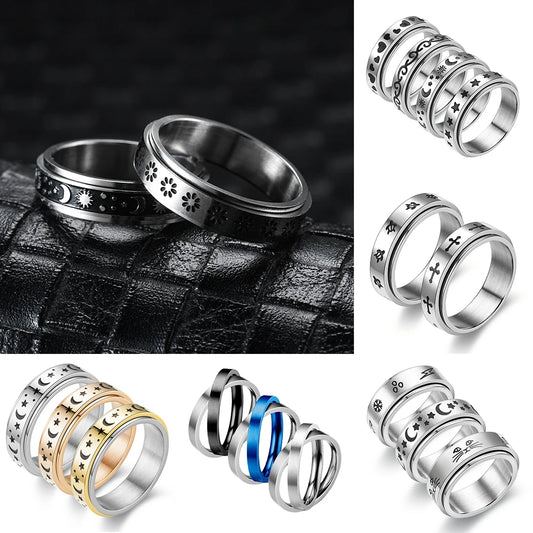 OLY2Y Anxiety & Stress/Fidget Spinner Ring (15 färger)