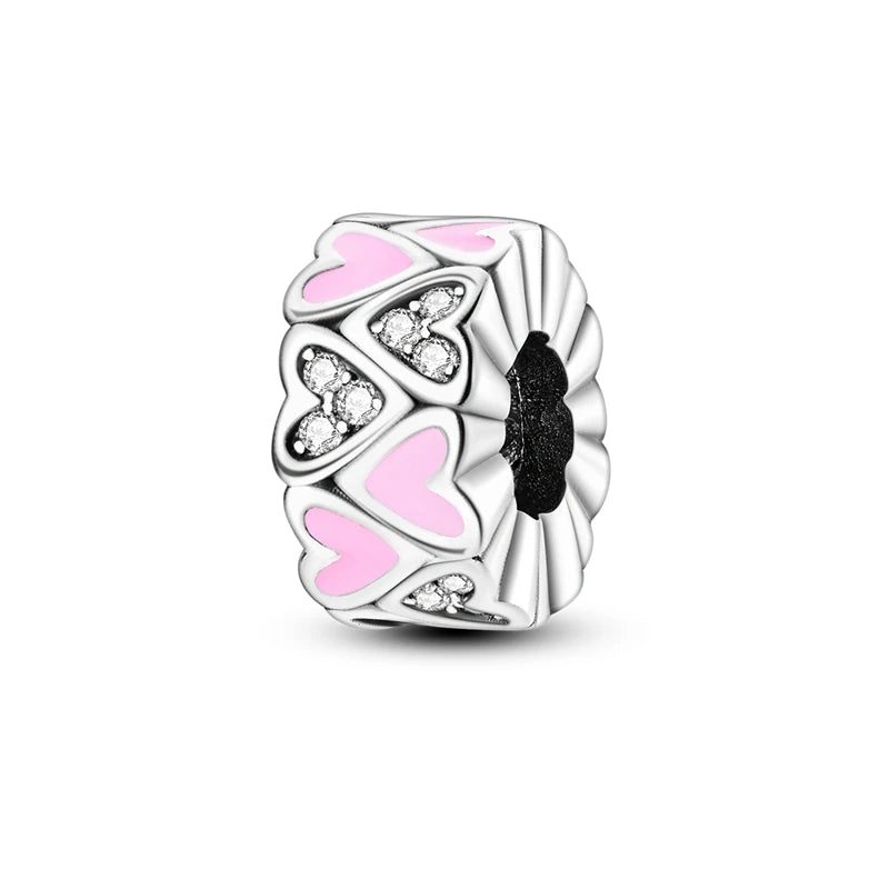 Charms Pink Serie, 925 Sterling Silver