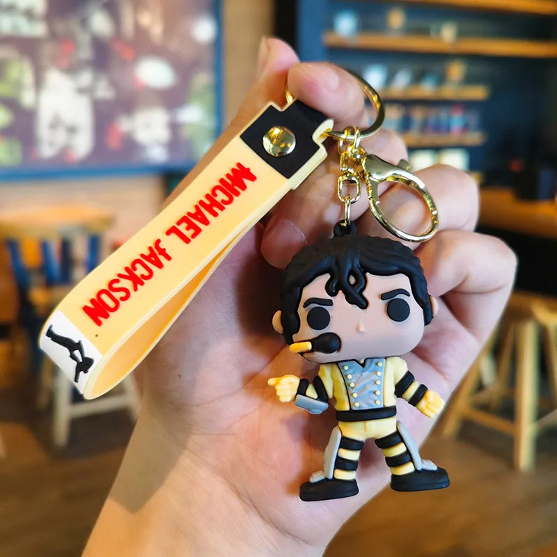 Keychains Michael Jackson, 4pcs