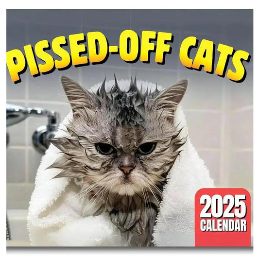 2025 New Pissed-Off Cat Calendar