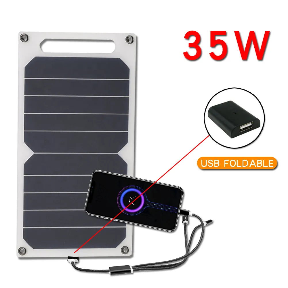 Bärbar Solpanel 35W