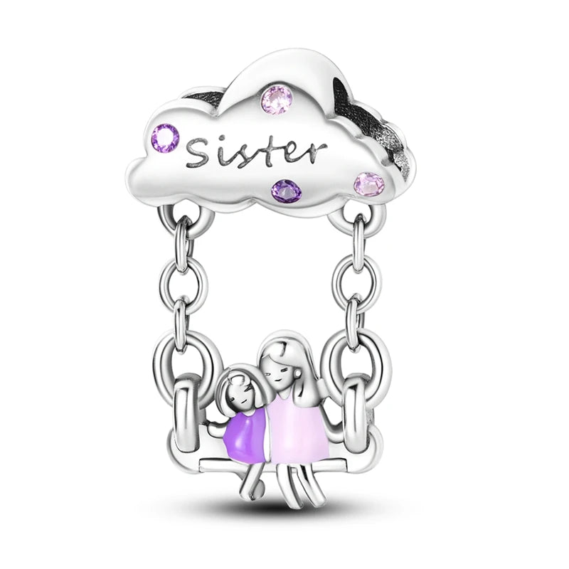 Charms Pink Serie, 925 Sterling Silver