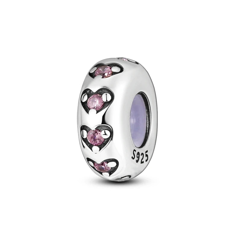 Charms Pink Serie, 925 Sterling Silver