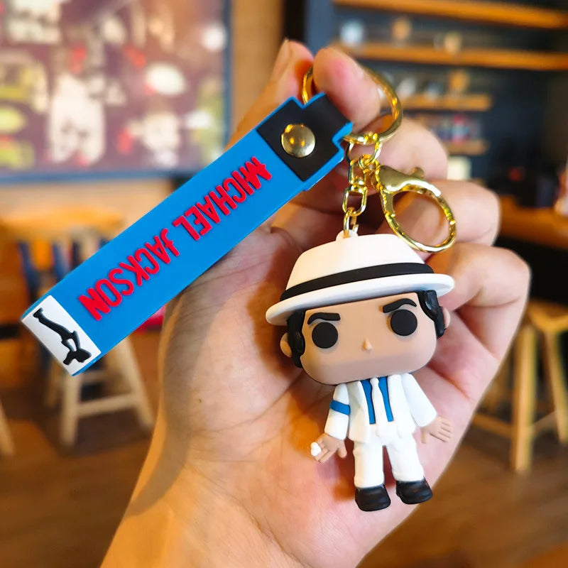 Keychains Michael Jackson, 4pcs