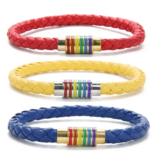 Pride Läderarmband 🏳️‍🌈 (36 varianter)