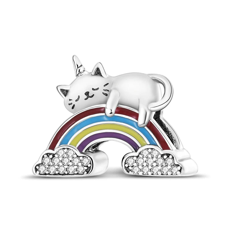 PET Charms 925 Sterling Silver