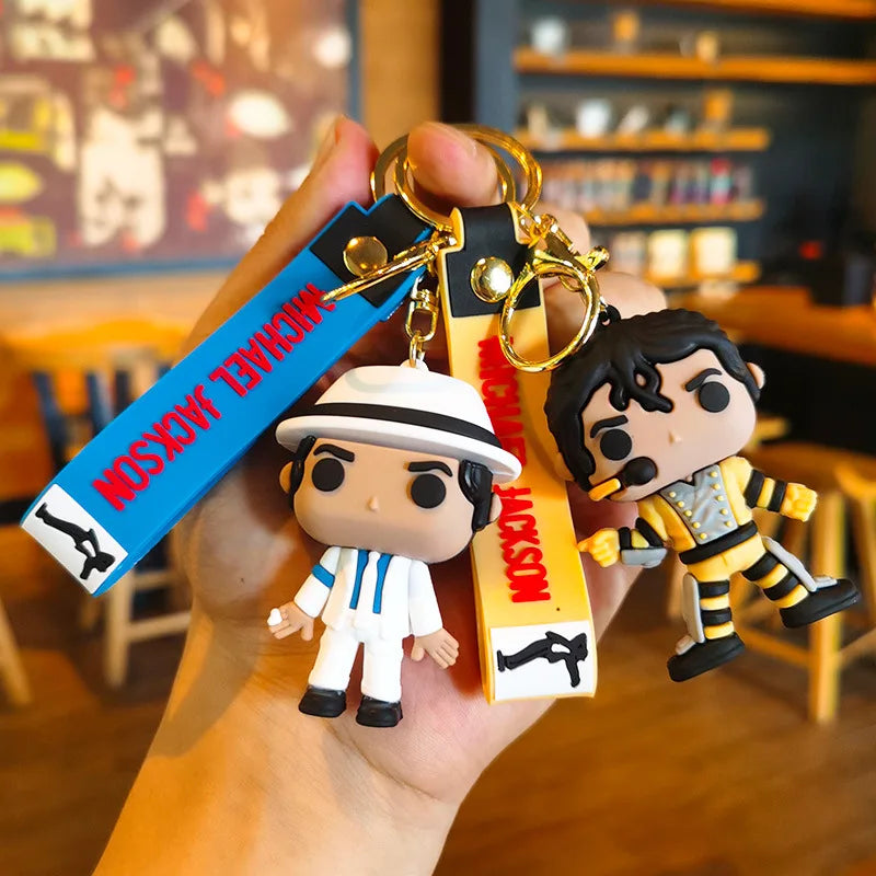 Keychains Michael Jackson, 4pcs