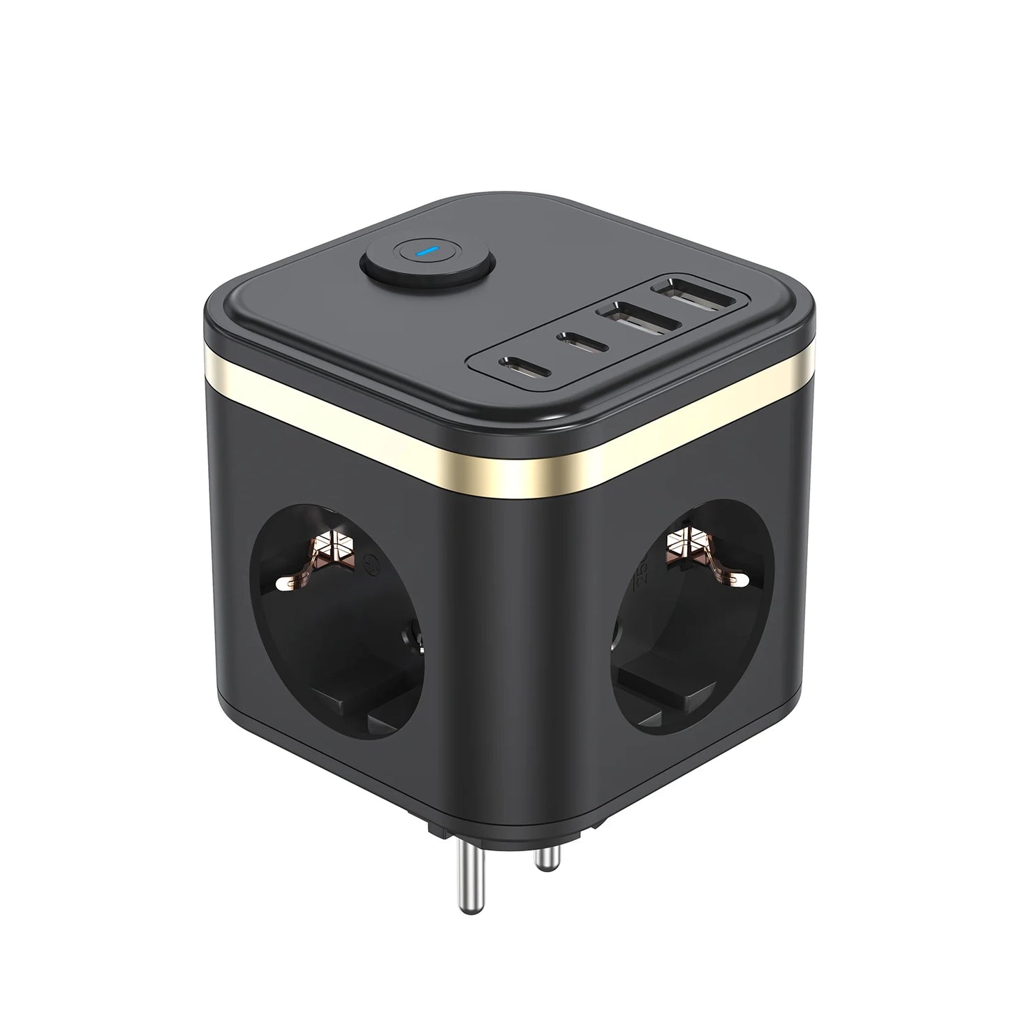 PowerCube 3Ac+2USB+2Type-C