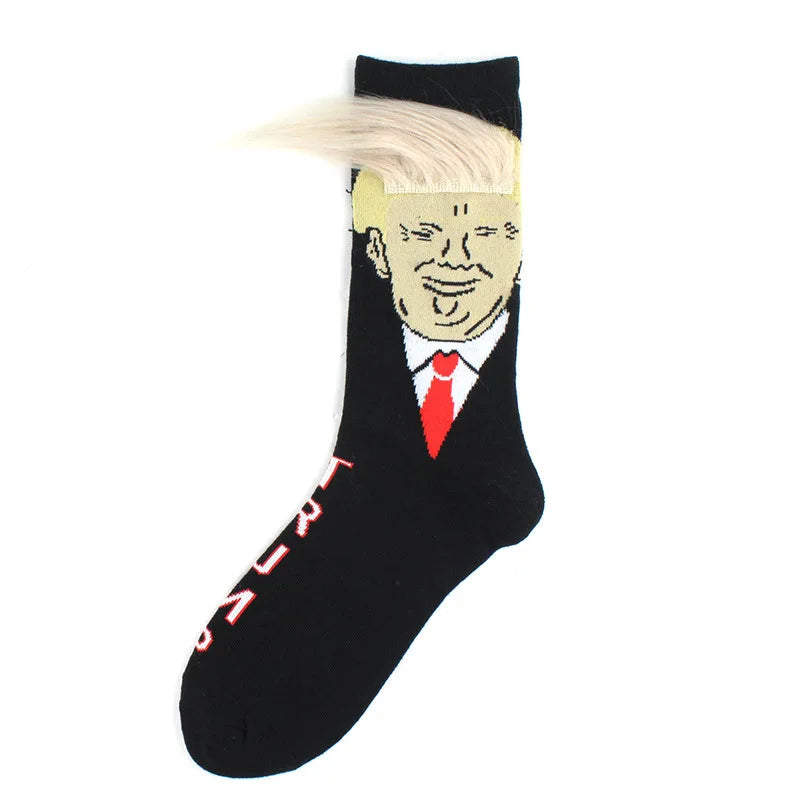 Strumpor Donald Trump 3D-Hår