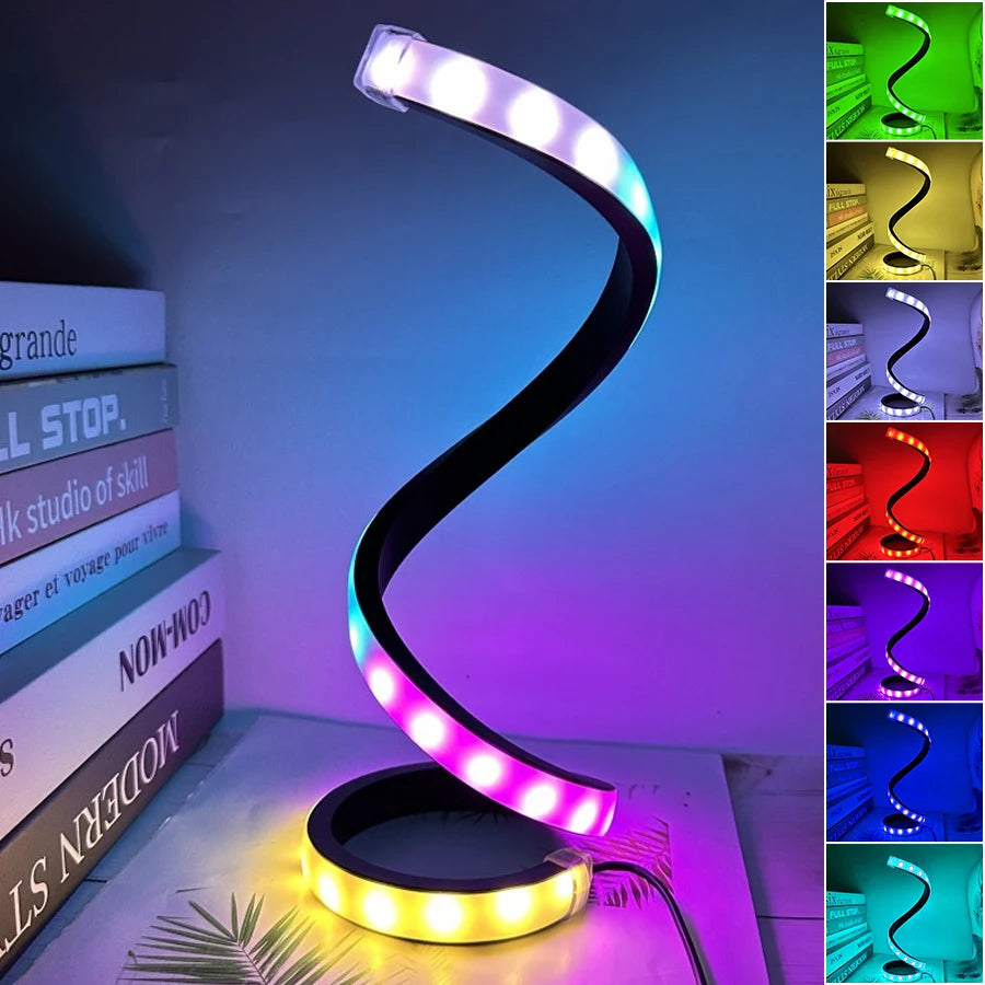 Spiral Led Lamp