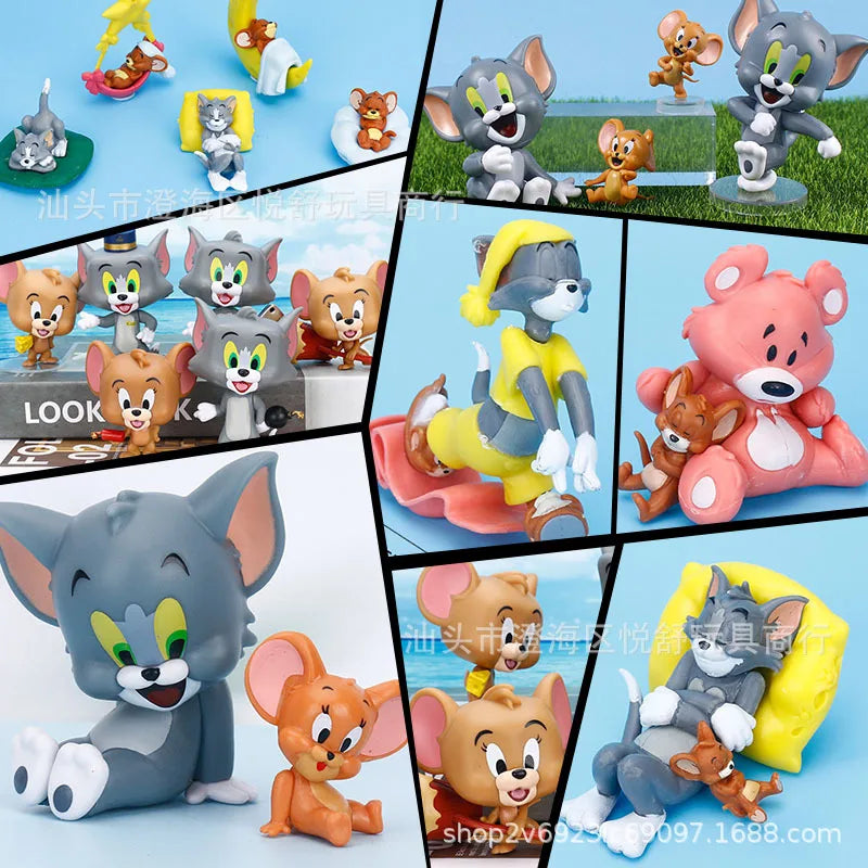 Tom & Jerry, 8pcs Classic Cartoon Figures