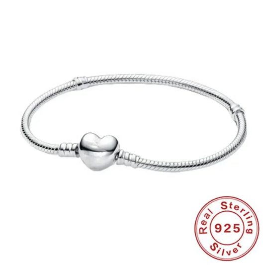 Armband för Charms, 925 Sterling Silver (Olika varianter)