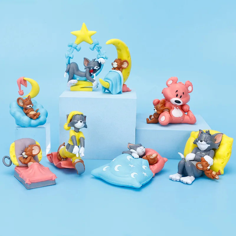 Tom & Jerry, 8pcs Classic Cartoon Figures